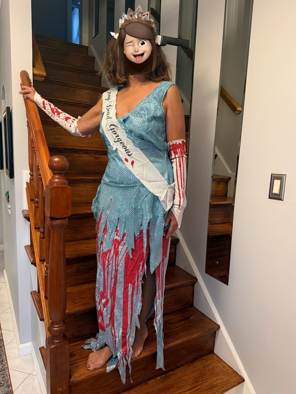 NWT Halloween Costume - inCharacter Zombie Pageant Dress with Accessories SzL